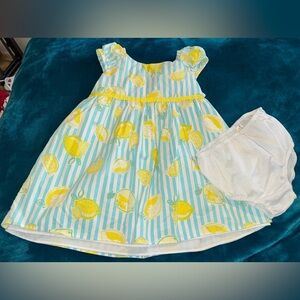 Beautiful lemon dress size 24m